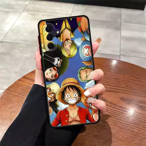 One Piece Captain Luffy Case for Samsung Galaxy A53 A35 A36 A73 A24 A54 A52 A56 A34 A22 A25 A26 A21s