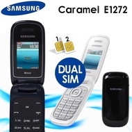 terbaru!!! Hp jadul Samsung Flip E1272 Original Caramel Duos Gsi Hp