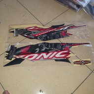 Striping Sonic 150R 2019-2020 Hitam Doff