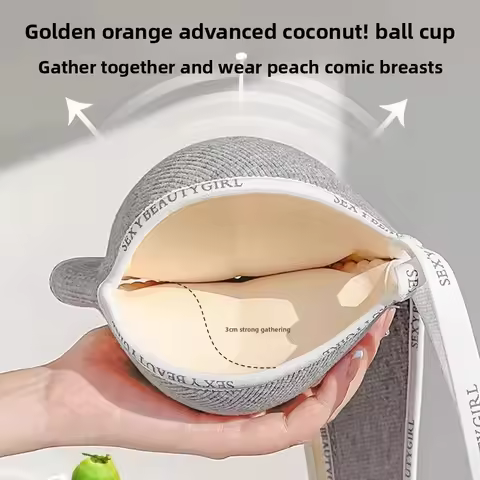 Wireless Push Up Bra for Small Breasts AA Cup - Comfortable Thickened Padded Lingerie Non-Wire Under