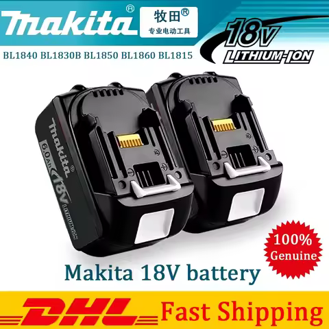 Original Makita 9Ah/5Ah/3Ah for Makita 18V Battery BL1830B BL1850B BL1850 BL1840 BL1860 BL1815 Repla