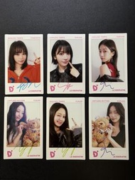 LE SSERAFIM DICON 簽名Polaroid 日本小卡