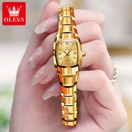 OLEVS Watch For Women Original Branded 100% Waterproof Stainless steel Diamond Fashion Quartz Casual