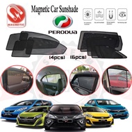 Perodua Magnetic Sunshade ATIVA AXIA BEZZA ARUZ VIVA KANCIL KENARI KELISA MYVI ALZA Pelindung Tingka