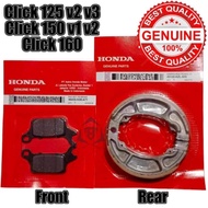 Brake Front & Rear Set For Click 125 v2 v3/Click 150 v1 v2/Click 160 Genuine parts