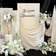 Wedding background cloth ceremony banquet decoration background cloth event background cloth