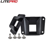 Litepro Bike Front Mini Pig Nose Bag Rear Buckle Hard Shell Storage Panniers Plastic Snap With Screws For brompton Bicycle