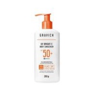 Gravich ครีมกันแดดผิวกาย UV Bright C Body Sunscreen SPF50+ PA++++ 200กรัม (381224-695811010)