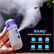 Portable Mini Face Nano Water Mist 30ML Sprayer Facial Steamer USB Recharge Nano Mist Anti Virus Disinfectant