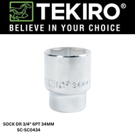 MATA TEKIRO SOCK DR 3/4IN 6PT 34MM SC-SC0434 SOCK EYE/ SOCK WRENCH/