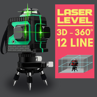 Yelong Waterpass Laser Digital Multifungsi Projector Self Leveling 3D Wall Meter Laser Beam 12 Line 