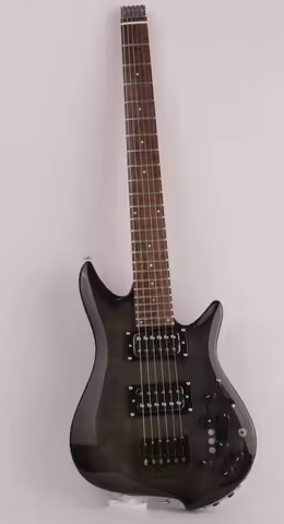 Silent electric guitar built in effect portable travel