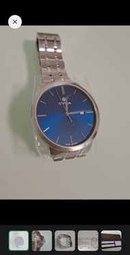 CYMA 藍寶石鋼帶手錶 #sapphire #quartz #watch #swiss