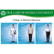 QUALITY OLFU MARITIME EDUCATION UNIFORM | FAST SHIPPING | OUR LADY OF FATIMA UNIVERSITY