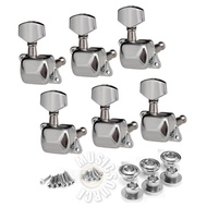 36S Gitar Kapok-type Semi-closed Tuning Pegs Machine Heads Tuners Electric Acoustic Guitar replacement parts Chrome