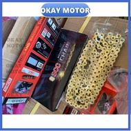 Motorcycle Chain Rantai Motor 415Hx122L 132L 415H x 122 132 rs150 y125 y15 lc135 SCC thailand RACING