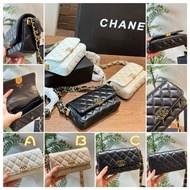 2️⃣星期到貨‼️ CHANEL23k秋冬系列寬肩帶法棍腰包 方胖子