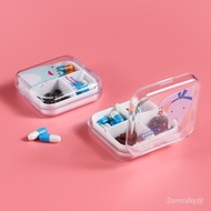 Pill Box Portable Mini Box Compartment Little Pill Box One Week Travel Portable Tablet Pill Box Storage Medicine Box