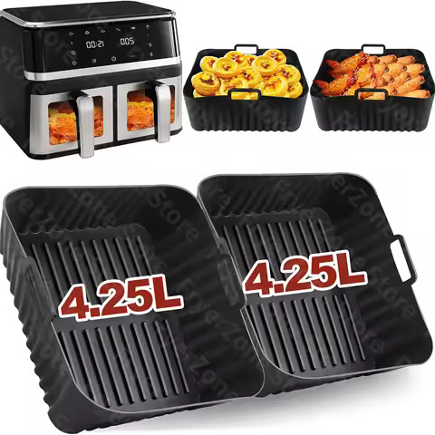 Air Frye Accessories for COSORI Air Fryer 2Pcs Air Fryer Mould Non-Stick Silicone Air Fryer Reusable