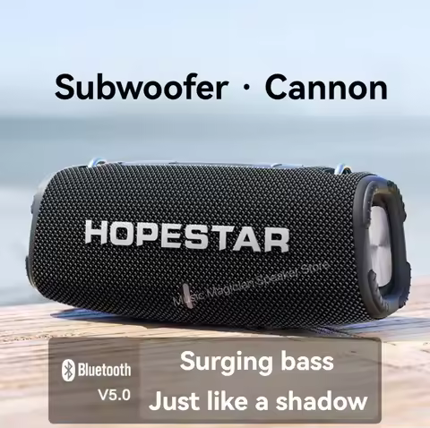 HOPESTAR H50 Portable Wireless Speakers High-Power Big Music Box Outdoor Super Bass TWS Powerful Par
