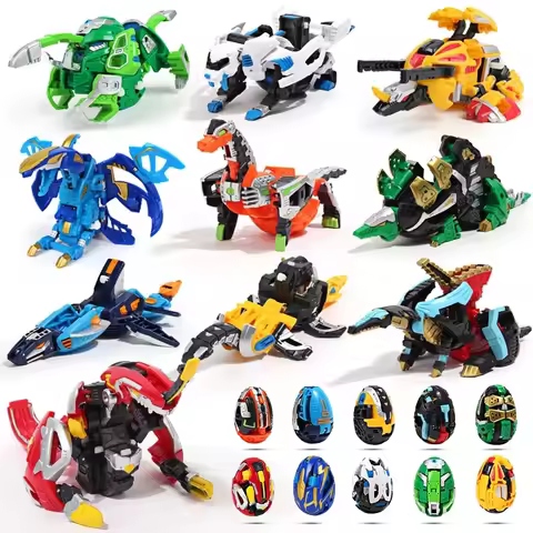 Deformation Dinosaur Eggs Automatic Transform Toys Carbot Egg Boys Girls Robot Tyrannosaurus Pteroda
