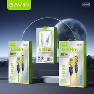 Bavin CB390 65W SUper Fast Charging 4in1 Cable For IPH Type-C Micro
