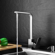 Modern Square Faucet Kitchen Sink Faucet 360 Degree Wide Angle Rotating Kitchen Faucet Mixer Tap