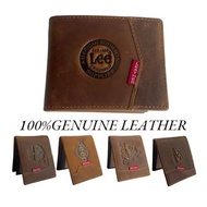 DOMPET KULIT PENDEK/SHORT LEATHER WALLET /Dompet pendek lelaki/ GENIUNE COW LEATHER SHORT WALLET FOR