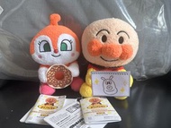 日本麵包超人 Anpanman Anpanman & Melonpanna 毛絨公仔