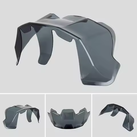 Motorcycle Rear Helmet Spoiler Rear Trim Helmet Spoiler Motorcycle Helmet Accessories For Arai RX-7X