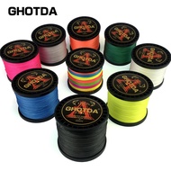 GHOTDA 4 Strands 500M Fishing Line Braided Cord For Fishing Line Multifilament Carp Fishing Line Car