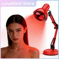 Floor-Standing TDP 100W Infrared Therapy Heat Lamp - Red Light Physiotherapy Device for Pain Relief,