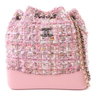 CHANEL 斜紋軟呢Gabrielle Backpack背包