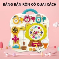 Multi-purpose busy board, busy board, early education toy busy board with handle for children, Miaba