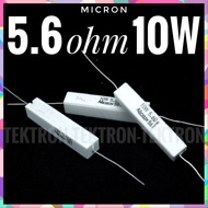 Micron 5.6ohm 10Watt Resistor HQ Audiophile Crossover 10W 5.6R 5R6