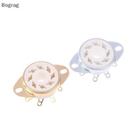 [Bogr] 1Pc 8Pin GZC8-Y-6 Octal Tube Soet Ceramic Valve Base Ja For KT88/6550/EL34/6P6P/6V6/6N8P/6SN7
