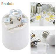 [Predolo] Heat Resistant Ceramic Lamp Holder Stable E26 Socket Universal Light Bulb Stand Moisturepr