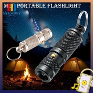 MYRONGMY EDC Tool, Mini LED Light Emergency Keychain Light, Portable Aluminum Alloy Flashlight Emerg
