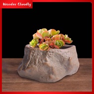 Wander Cloudly Ceramic Flower Pot Lightweight Bonsai Plants Pot for Indoor Office Desktop