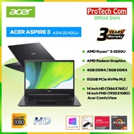 Acer Aspire 3 Slim A314-22 - RYZEN 3-3250U SSD 512GB 14" FHD W11 OHS