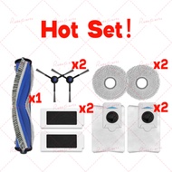 Ecovacs T30S COMBO T30S Pro เครื่องดูดฝุ่นหุ่นยนต์อุปกรณ์เสริมหลักแปรงด้านข้าง Hepa Filter Mop ถุงเก