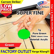 Acrylic Super Fine Carrom Striker 7g 48mm X 5mm ~ Green #4904 #SuperFine #Acrylic #CarromStriker #7g