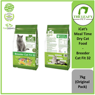 ICats Meal Time Dry Cat Food Mother & Baby / Hair Ball & Skin Care / Fit 32 / Indoor / Urinary - 7kg