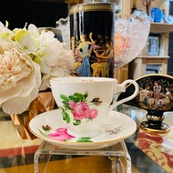 Tea Cup Saucer Aynsley England Month June Luxurious Beautiful