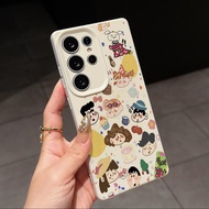 Crayon Shinchan Casing Cute Cartoon Leather Texture Soft TPU Phone Case For MOTO EDGE70 GPLAY2025 G8