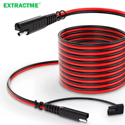 Extractme 14AWG SAE to SAE Extension Cable SAE Power Connector for Car RV Motorcycle Solar Panel SAE