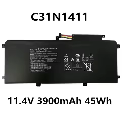 C31N1411 11.4V 3900mAh 45Wh laptop Battery for Asus ZenBook UX305 UX305CA UX305FA U305F U305L series