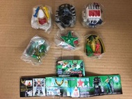 （忍風戰隊 扭蛋系列）全新 懷舊絕版 罕有戰隊扭蛋系列 忍風戰隊大全套 可合體大機械人