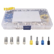 390Pcs AWG (2 4 6 8 10 12 14 16) Wire Ferrules Kits Crimp Terminal Connector Sleeves Crimping Tool