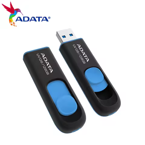 Original ADATA USB Pendrive UV128 USB 3.2 Memory Stick 128GB 32GB 64GB Flash Disk USB Stick Storage 